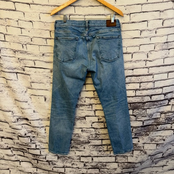 J.Crew 484 Premium Stretch Tapered Slim Jeans SZ 32 Kaihara Denim - Picture 2 of 4